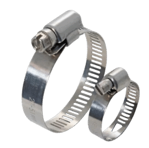 Stainless steel worm drive clamp